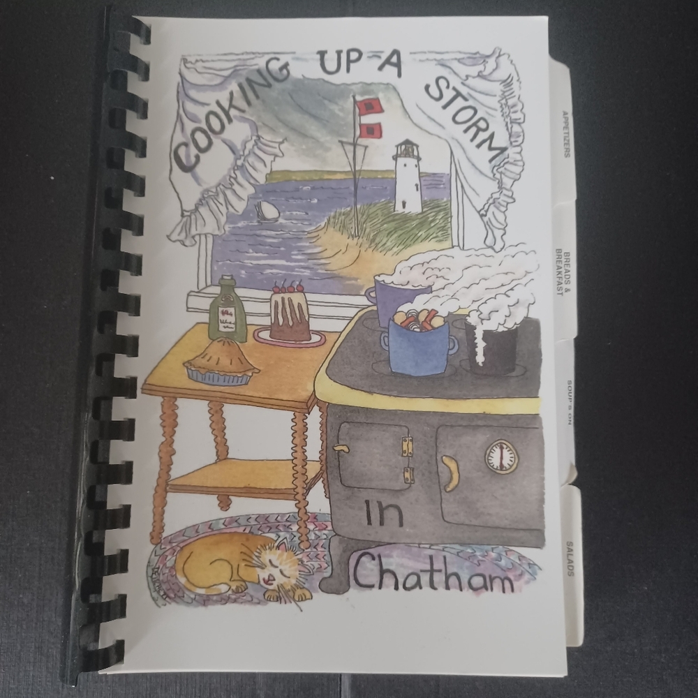 VTG Cooking Up A Storm In Chatham Cookbook Spiral Holy Redeemer Church Mass 2003